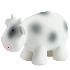 Tikiri Natural Rubber Rattle & Bath Toy - Cow