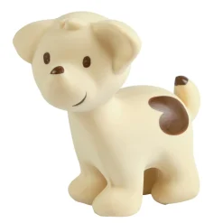 Tikiri Natural Rubber Rattle & Bath Toy - Puppy