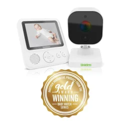 Uniden BW2511 2.8" Compact Wireless Smart Baby Video Monitor with Camera