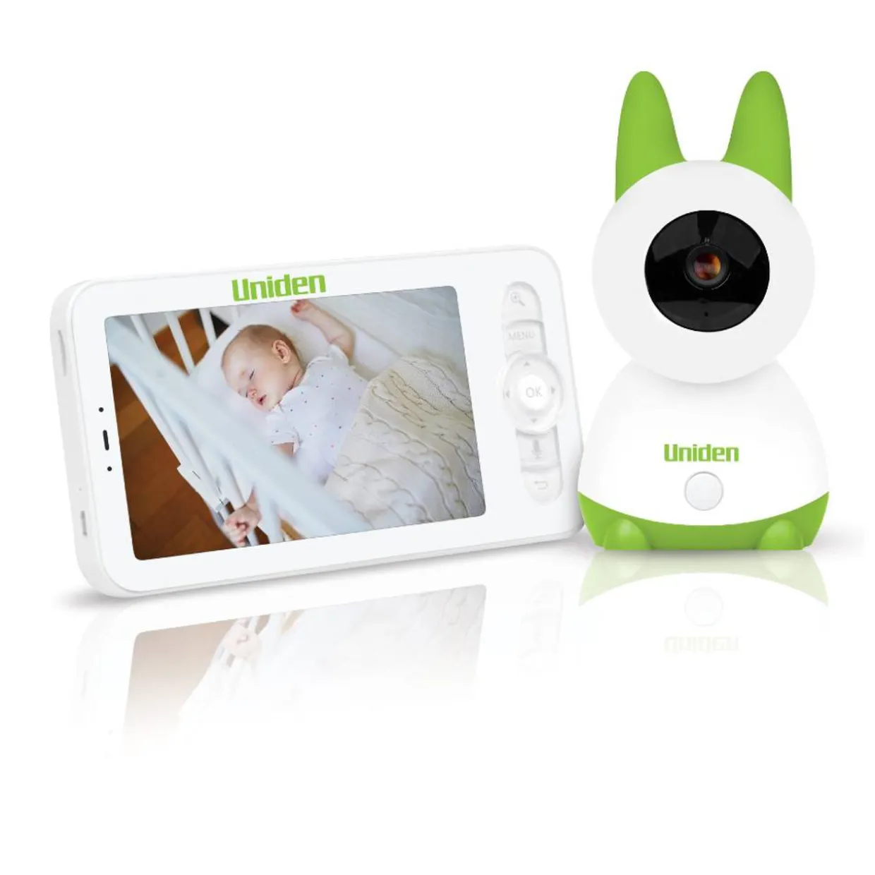 Uniden BW6151R Super HD 5" Wireless Smart Baby Monitor and Camera with Smartphone Access