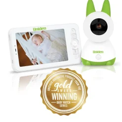 Uniden BW6151R Super HD 5" Wireless Smart Baby Monitor and Camera with Smartphone Access