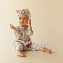 Wilson & Frenchy Organic Cotton Zipsuit with Feet - Current Season