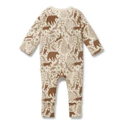Wilson & Frenchy Organic Cotton Zipsuit with Feet - Current Season