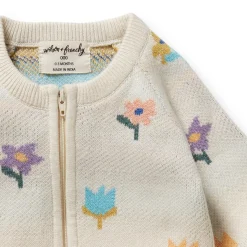 Wilson & Frenchy Organic Knitted Jacquard Growsuit