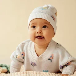 Wilson & Frenchy Organic Knitted Jacquard Jumper