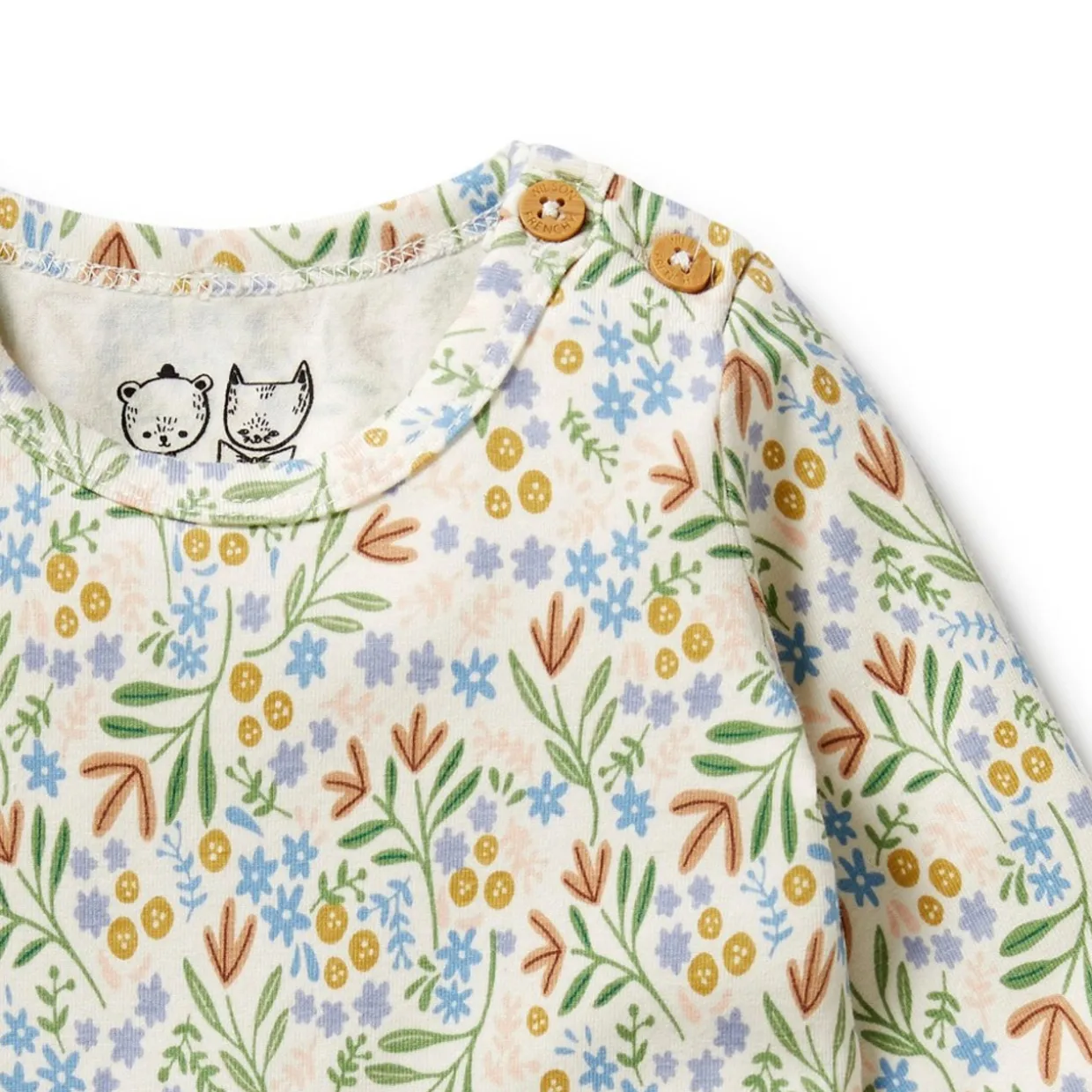 Wilson & Frenchy Organic Long Sleeve Bodysuit