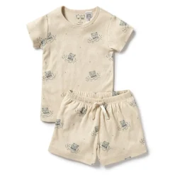 Wilson & Frenchy Organic Pointelle Short Sleeve Pyjamas