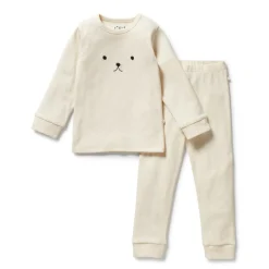 Wilson & Frenchy Organic Rib Long Sleeve Pyjamas