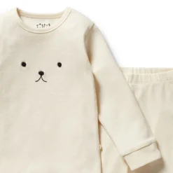 Wilson & Frenchy Organic Rib Long Sleeve Pyjamas