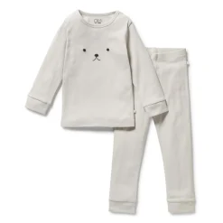 Wilson & Frenchy Organic Rib Long Sleeve Pyjamas