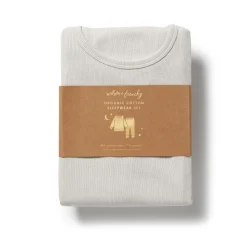 Wilson & Frenchy Organic Rib Long Sleeve Pyjamas