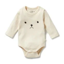 Wilson & Frenchy Organic Rib Long Sleeved Bodysuit