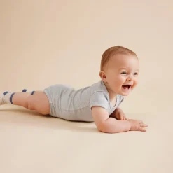 Wilson & Frenchy Organic Rib Short Sleeve Bodysuit