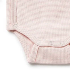Wilson & Frenchy Organic Stripe Rib Kimono Bodysuit