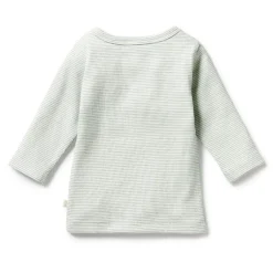 Wilson & Frenchy Organic Stripe Rib Long Sleeve Top
