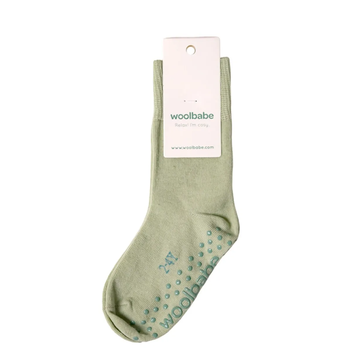 Woolbabe Merino Organic Cotton Sleepy Socks - Clearance