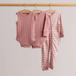 Woolbabe Merino/Organic Cotton Singletsuit - Daydream Collection