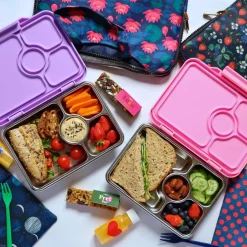 Yumbox Pret Stainless Steel 4 Compartment Bento Lunchbox
